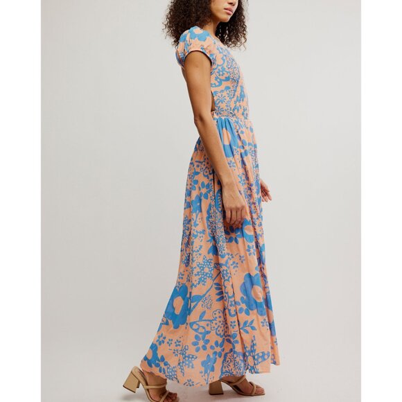 FREE PEOPLE Ultraviolet Dress / Pale Pink Combo - Picture 3 of 6